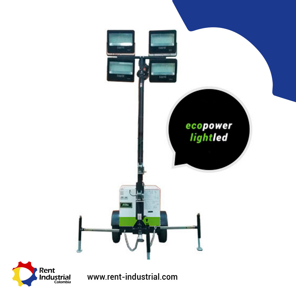 Torre iluminacion EcoPower Light LED Magnum