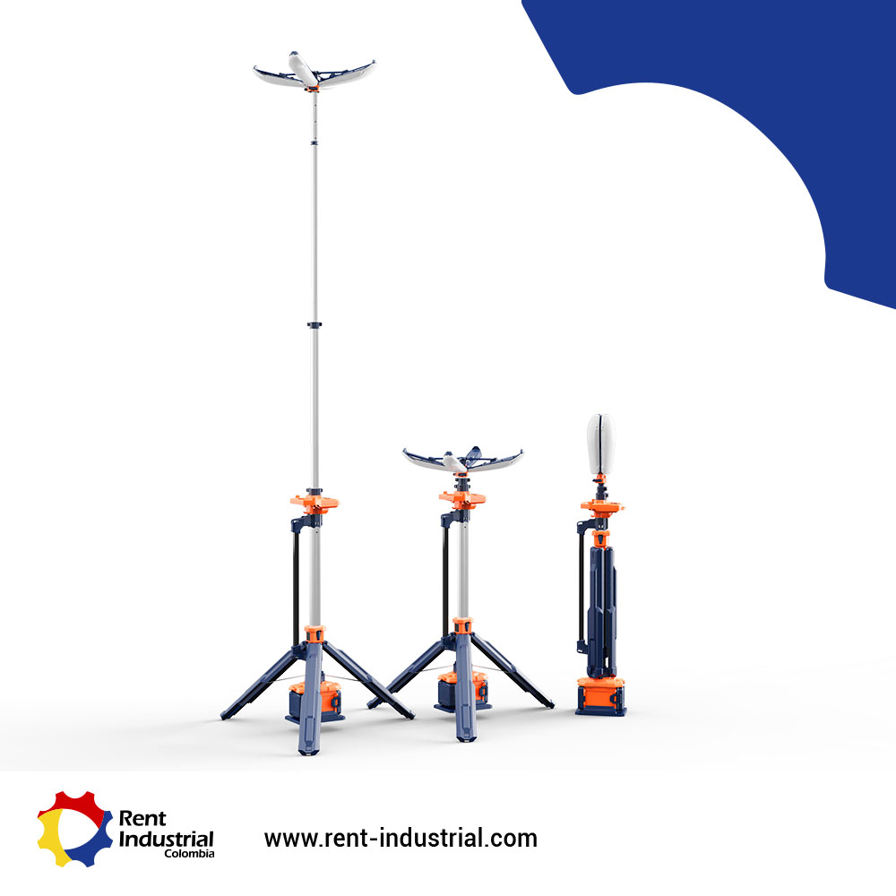 ECOLIGHT EASY TOWER - D: Torre de iluminación 360°