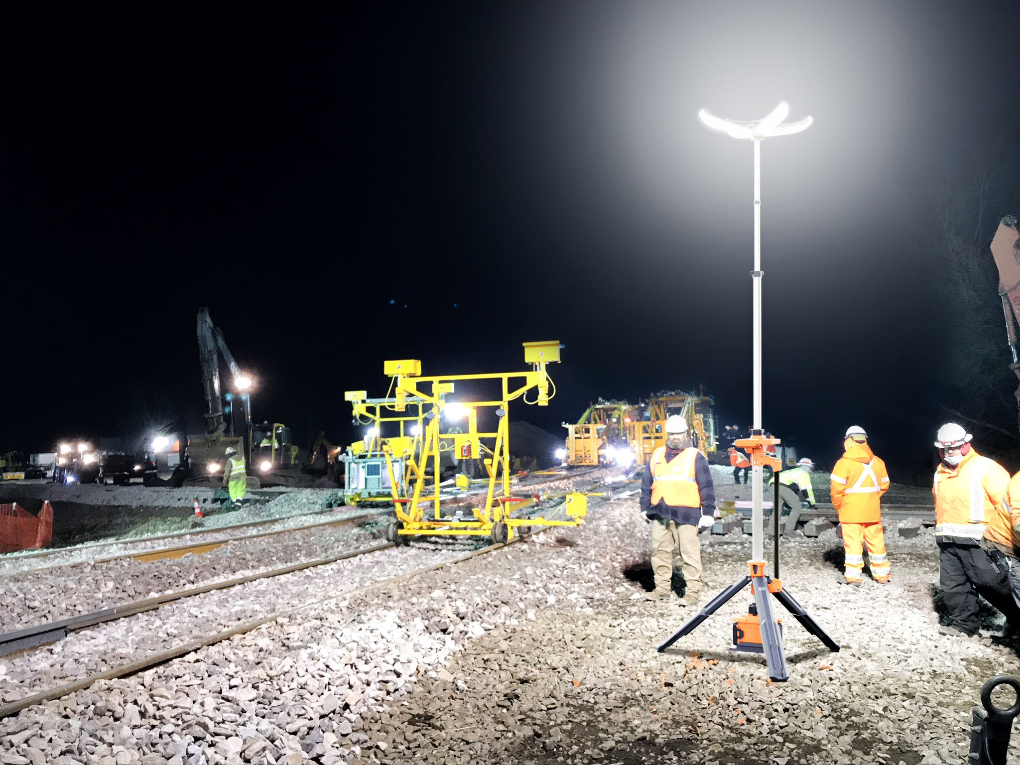ECOLIGHT EASY TOWER - D: Torre de iluminación 360°