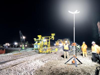 ECOLIGHT EASY TOWER - D: Torre de iluminación 360°