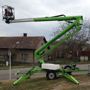 Plataforma Elevadora Manlift Nifty 170 Alcance y estabilidad