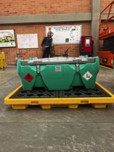 Tanque portátil Ecotanke 220G para gasolina – 220 litros de capacidad