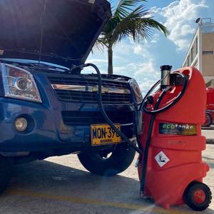 Tanque portátil Ecotanke 110 Aceite Bomba Eléctrica