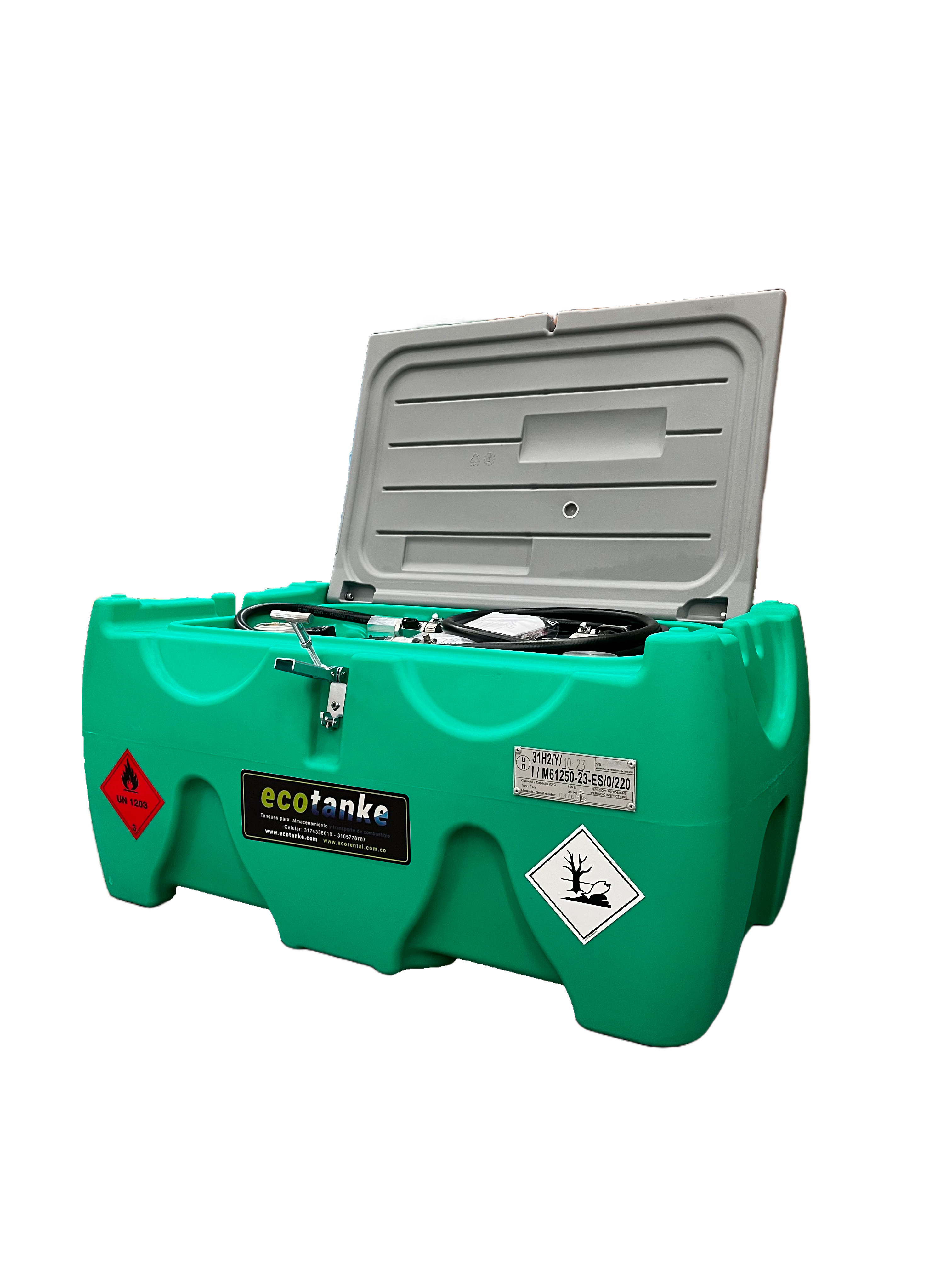 Tanque portátil Ecotanke 150G Gasolina – 150 litros