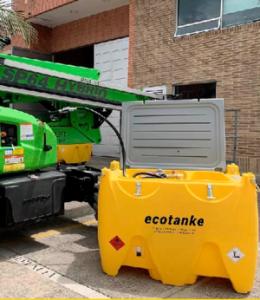 Tanque de Alta Capacidad Ecotanke 900 Diésel en Colombia con conexión a la red