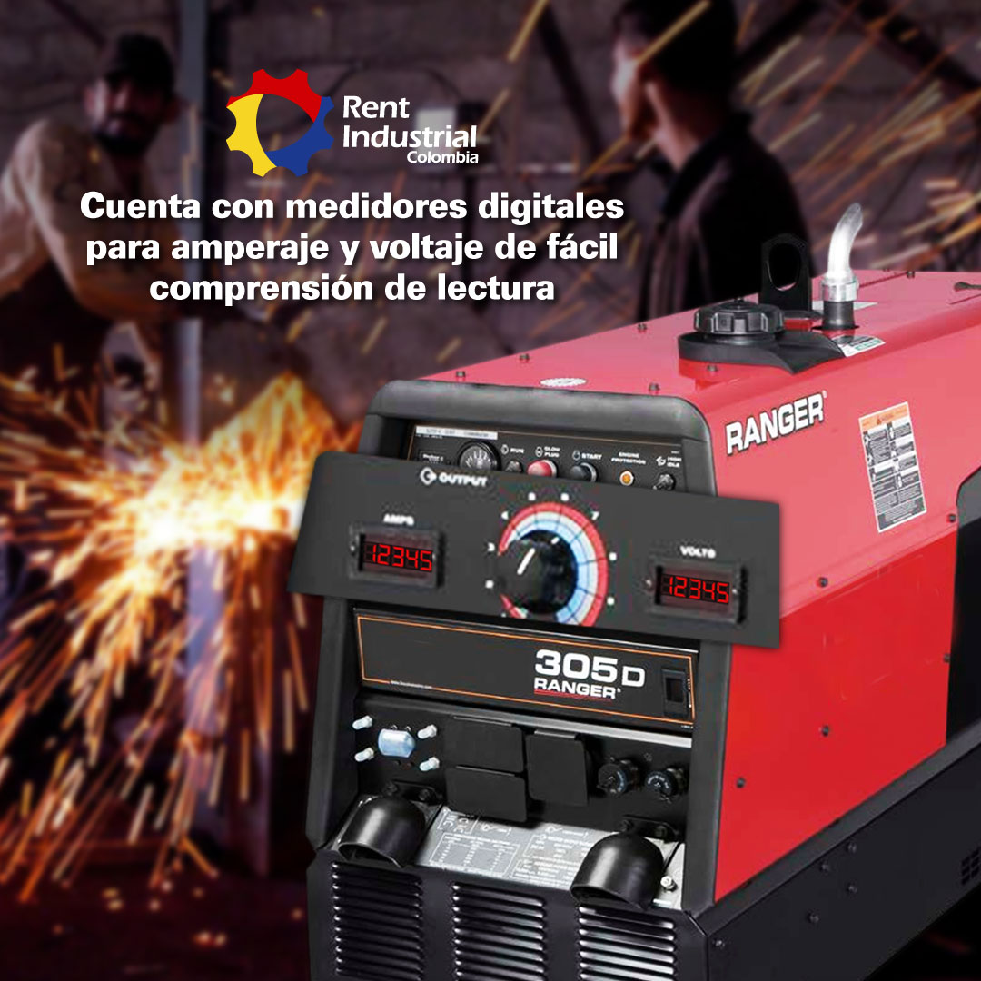 Soldadora Ranger 305D: Precisión, potencia y control avanzado