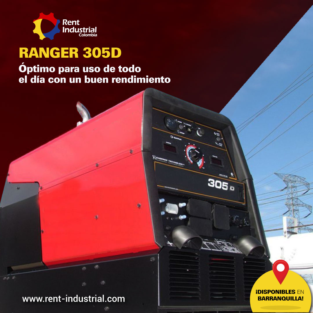 Soldadora Ranger 305D: Precisión, potencia y control avanzado