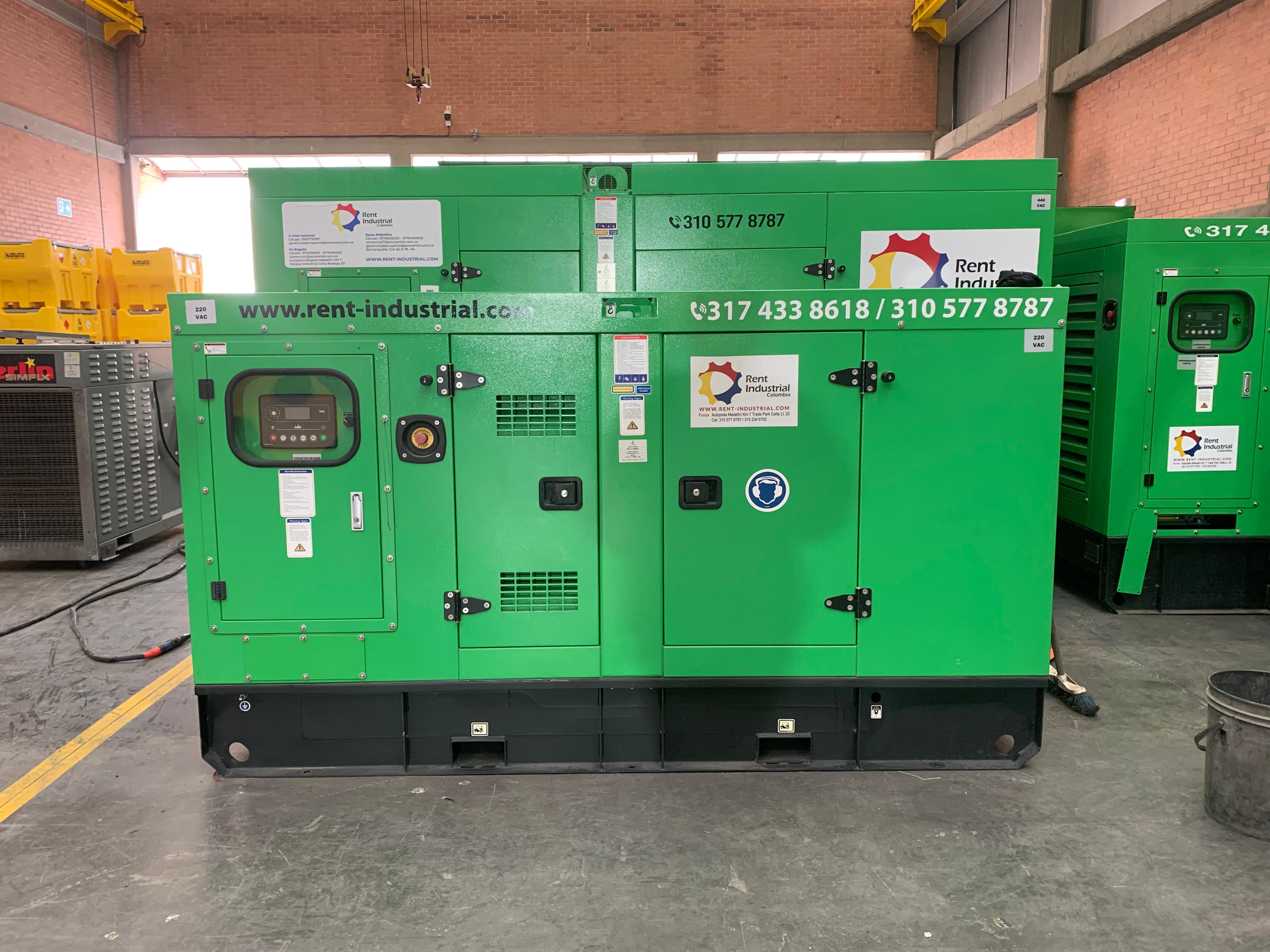 Generador electrico Diesel 38 KVA – Alta Potencia – Venta y Alquiler