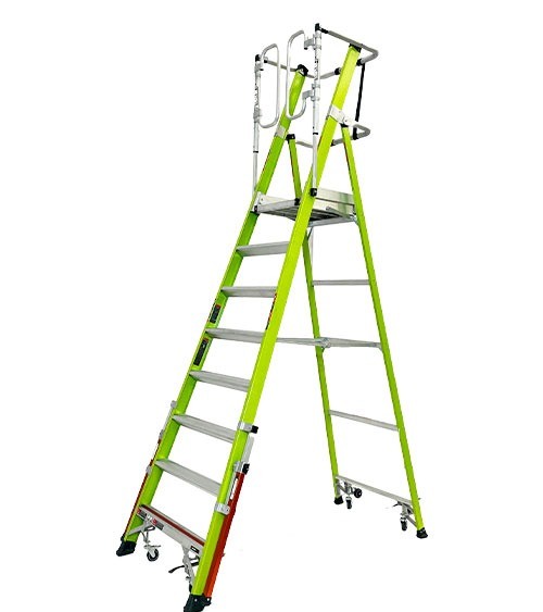 Escalera Tipo Tijera con Canasta de 430 – Robusta, Segura y Versátil