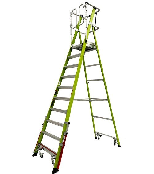 Escalera Tipo Tijera con Canasta de 430 – Robusta, Segura y Versátil