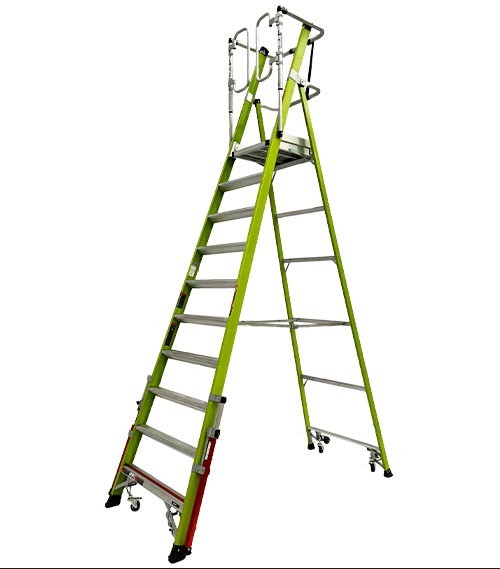 Andamio Unipersonal Fijo 490 – Escalera 4 en 1 Segura y Versátil para Trabajo en Altura