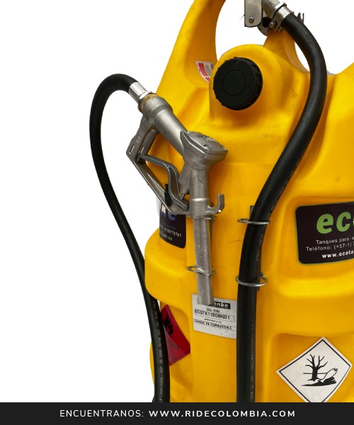 Tanque portátil Ecotanke 110 para diésel bomba manual– Transporte seguro