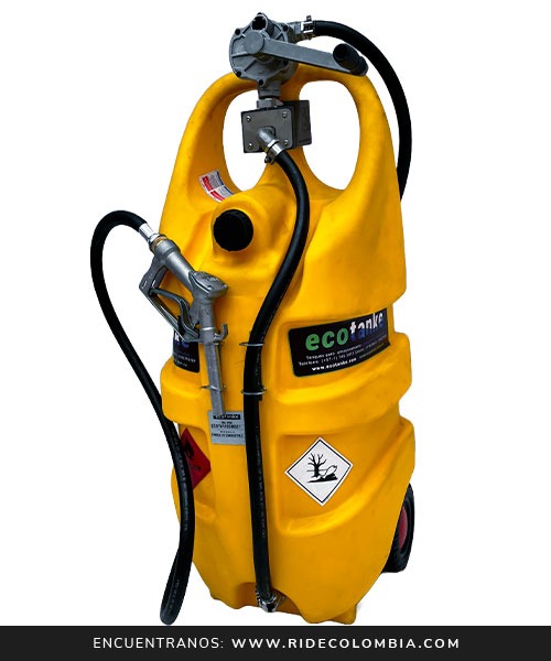 Tanque portátil Ecotanke 110 para diésel bomba manual– Transporte seguro