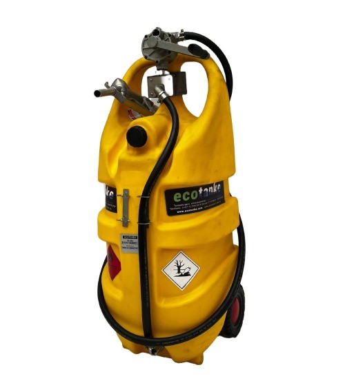 Tanque portátil Ecotanke 110 para diésel bomba manual– Transporte seguro