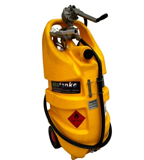 Tanque portátil Ecotanke 110 para diésel bomba manual– Transporte seguro