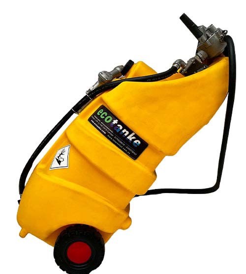 Tanque portátil Ecotanke 110 para diésel bomba manual– Transporte seguro