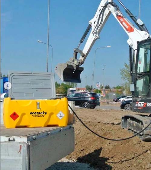 Tanque portátil Ecotanke 150A Aceite – 150 litros resistente y compacto