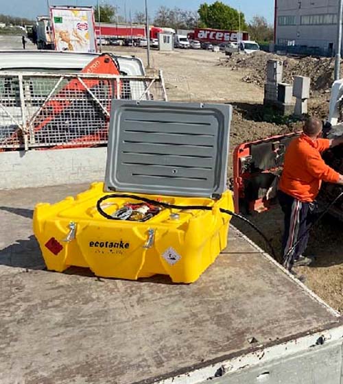 Ecotanke 220D Diésel | Tanque Portátil con Bomba Eléctrica de 220L en Colombia