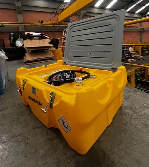 Ecotanke 220D Diésel | Tanque Portátil con Bomba Eléctrica de 220L en Colombia