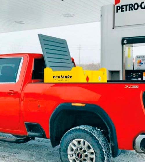 Tanque Ecotanke 330 Diésel – Portátil, resistente y adaptable a pick-ups