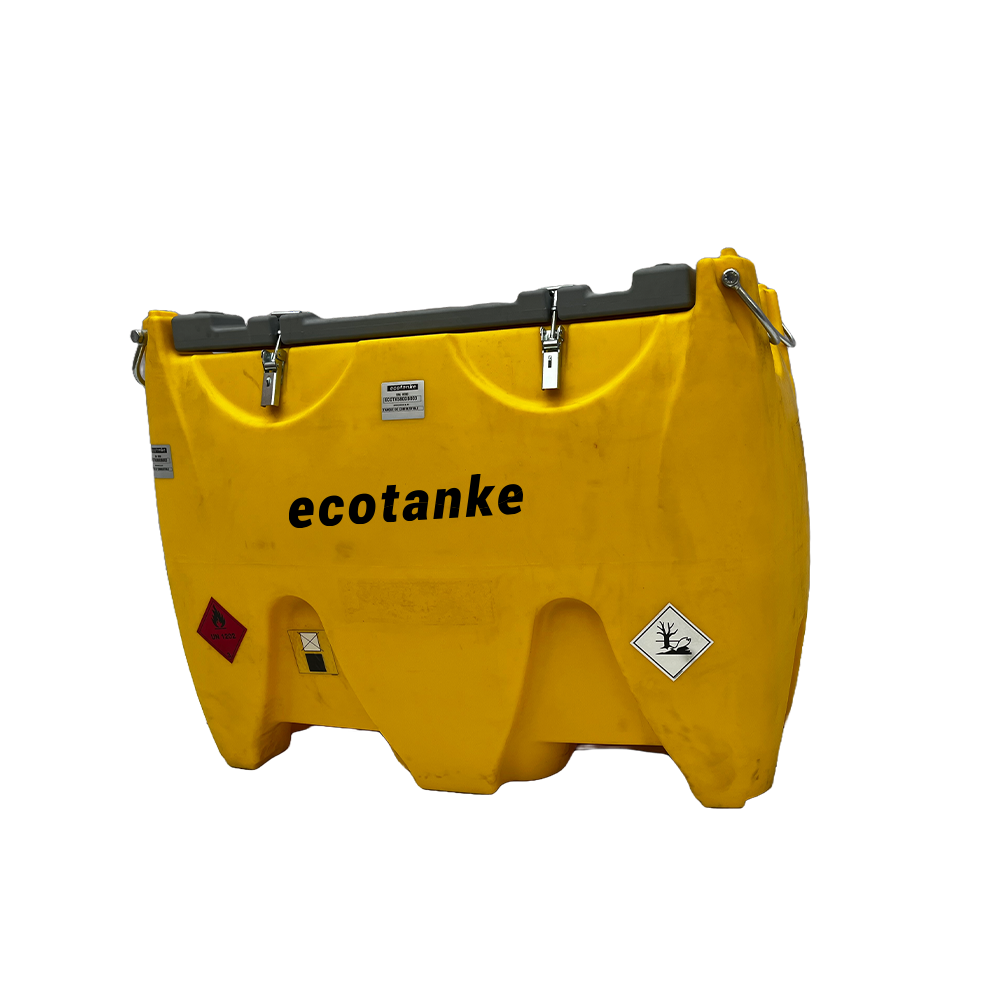 Ecotanke 600 Aceite conexión a red: Tanque Portátil de 600 Litros, Seguro y Móvil
