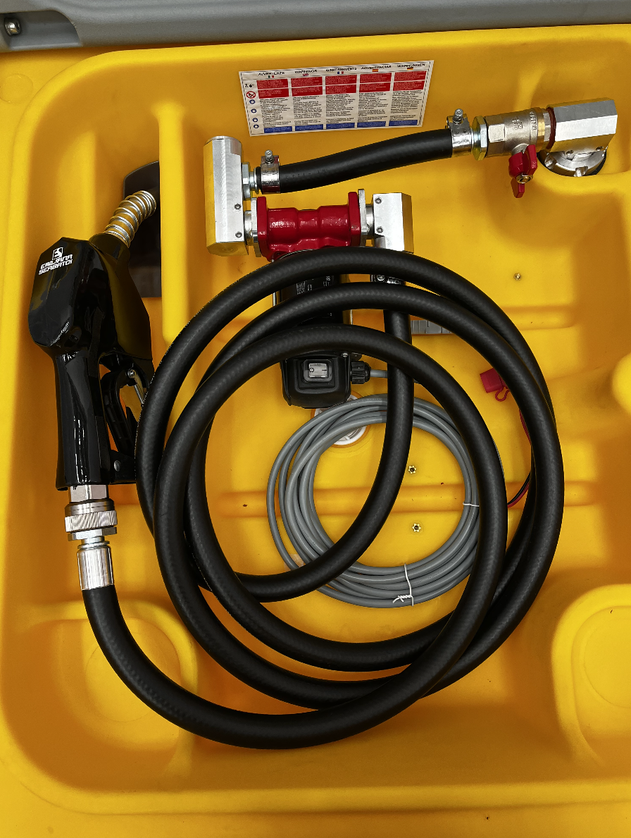 Ecotanke 600 Aceite conexión a red: Tanque Portátil de 600 Litros, Seguro y Móvil