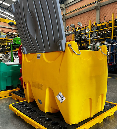 Ecotanke 600 Gasolina: Tanque Portátil de 600 L para Repostaje Seguro