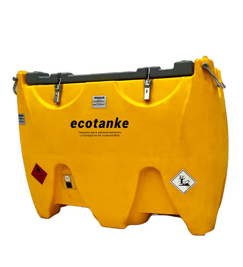 Ecotanke 600 Gasolina: Tanque Portátil de 600 L para Repostaje Seguro