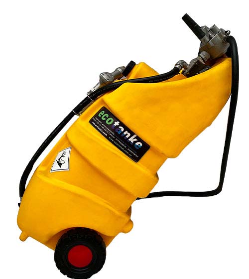 Tanque portátil Ecotanke 110 para diésel bomba manual– Transporte seguro