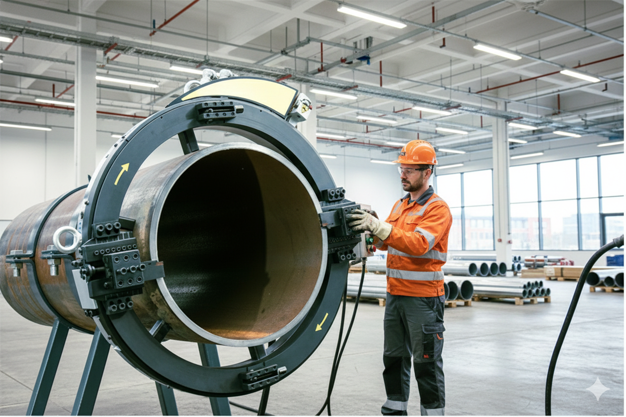 Corte y Biselado de Tuberías en Frío