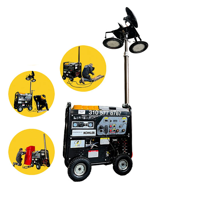 Equipo Multifuncional SICE 4 en 1 – Generador, Soldador, Compresor e Iluminación