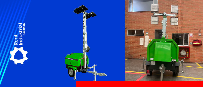 Torres de iluminacion diesel para construccion y mineria: potencia y autonomia al mejor precio