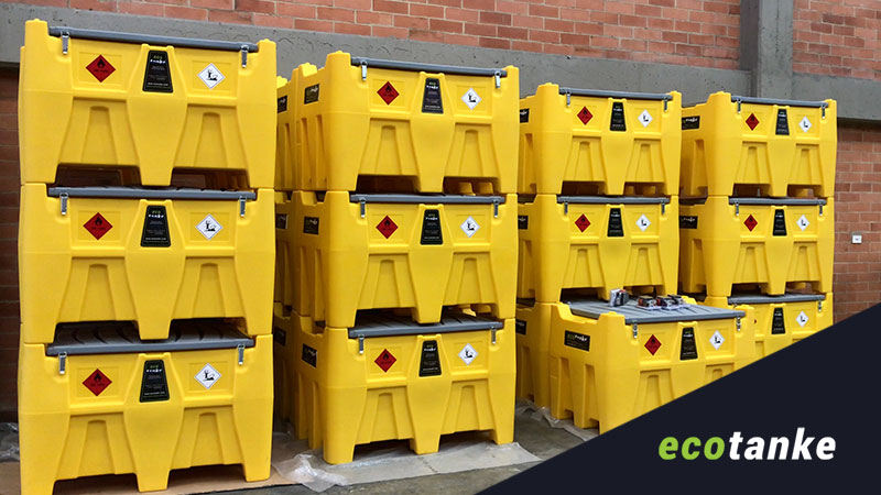 Tanques móviles en polietileno para el transporte de gasoil y AdBlue/DEF