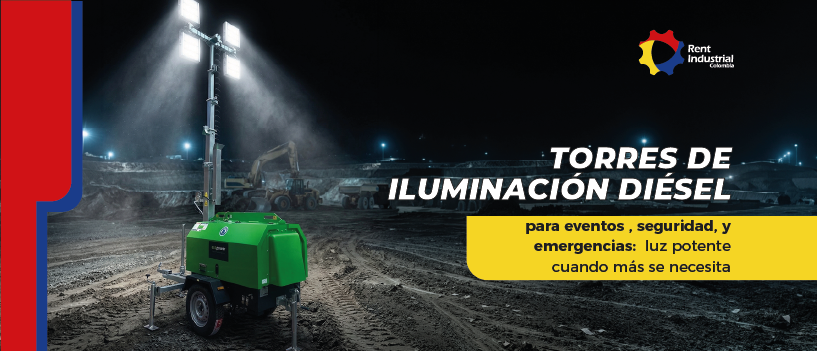 Torres de iluminación diésel para eventos masivos, seguridad y emergencias: luz potente cuando más se necesita