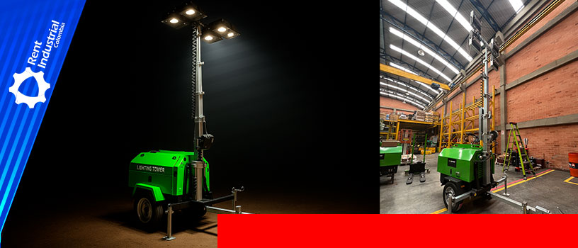 Alquiler de torres de iluminación diésel la solución flexible para tus proyectos temporales