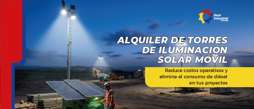 Alquiler de torres de iluminación solar móvil: reduce costos operativos y elimina el consumo de diésel en tus proyectos