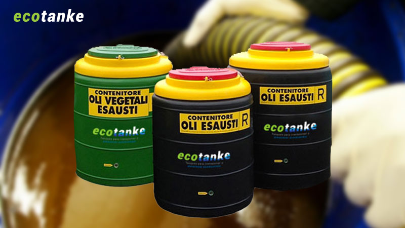Tanques ecológicos para el almacenamiento de aceites usados minerales y vegetales