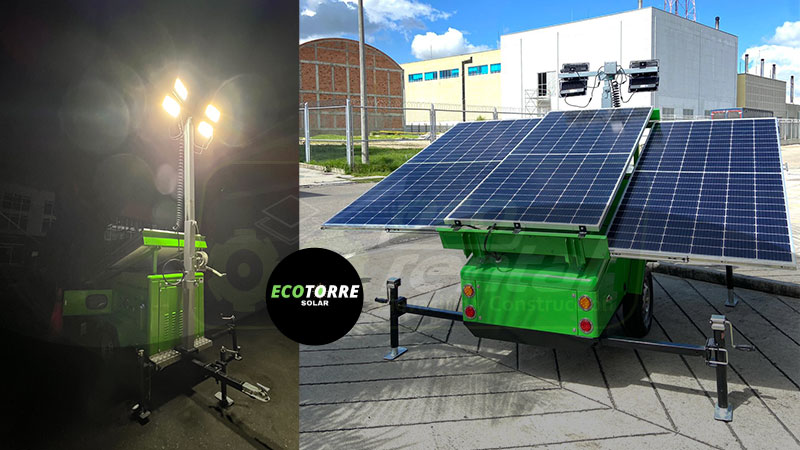 Luminaria solar para exterior