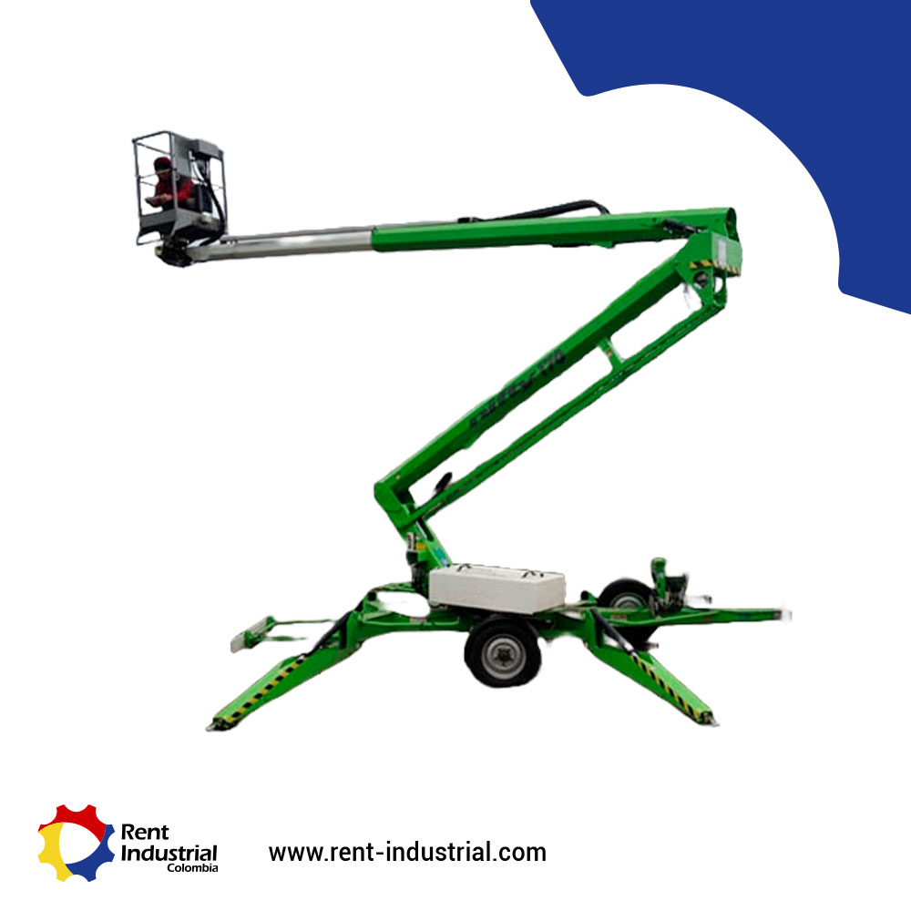Plataforma Elevadora Manlift Nifty 170 Alcance y estabilidad