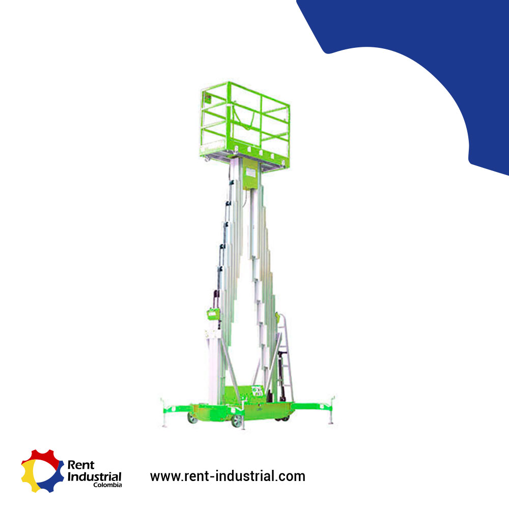 Plataforma Unipersonal Doble Ecolift | Hasta 16m de Altura
